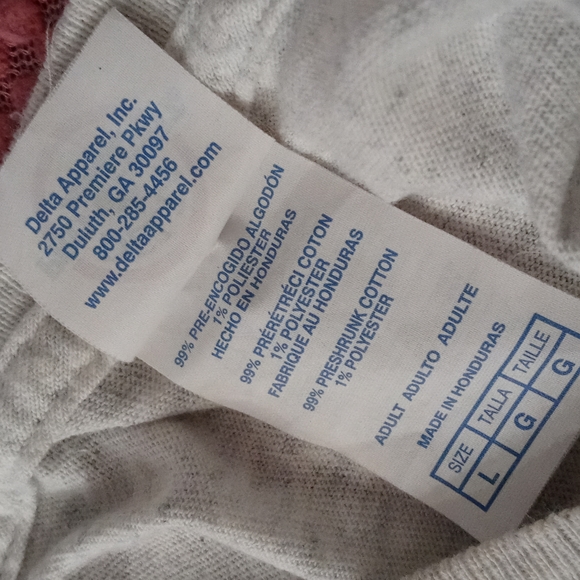 Nipsey Hussle Custom Made Heather Gray and Pink Glitter Short Sleeve Tee EUC - Picture 6 of 6